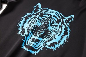 Survêtement de qualité supérieure Tiger Face Impression Survêtement Polaire Survêtement Personnalisé Côté Bande Hommes Survêtement En Gros Personnalisé - Product Image 2