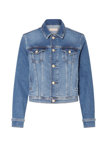 Veste en jean de haute qualité pour hommes, logo personnalisé OEM, veste décontractée streetwear, vestes en jean - Product Image 2