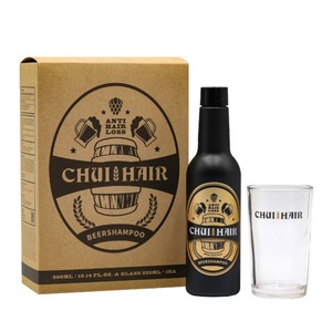 CHUIHAIR Moisturizing Anti-Dandruff <b>Hair</b> Care Set 500ml Anti-Hairloss Shampoo Beer Cup Include Amino Acid <b>Keratin</b> Argan <b>Oil</b> - Product Image 1