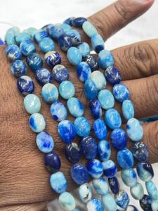 ลูกปัดหินเรียบอัฟกานิสถานขนาด8นิ้ว10x12-10x14mm แสดงถึงความงามตามธรรมชาติ - Product Image 6