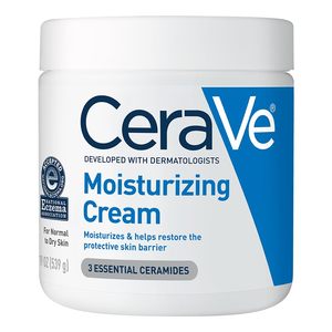 Meilleur prix Crème hydratante CeraVes originale, <span class=keywords><strong>hydratant</strong></span> pour le visage et le <span class=keywords><strong>corps</strong></span> pour peaux sèches, 19 oz |   Acide hyaluronique pour un effet instantané - Product Image 1