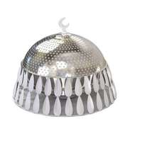 Plat de service/casserole de luxe moderne personnalisable style Moyen-Orient avec couvercle en acier inoxydable, antiadhésif et isolé, idéal pour la maison, les buffets et les fêtes