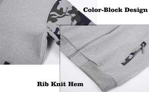 ชุดกีฬาลายพรางสำหรับผู้ชายชุดวอร์มพิมพ์ลายพรางพิมพ์ลายพราง - Product Image 3