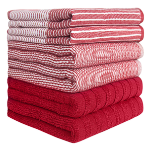 ผ้าเช็ดจานผ้าฝ้ายเป็นมิตรต่อสิ่งแวดล้อมทันสมัยพิมพ์ลายดิจิทัลแห้งเร็วเครื่องซักได้ตามต้องการ - Product Image 5