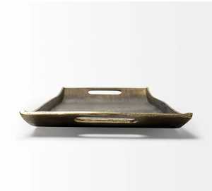 Bandeja DE SERVICIO DE Metal de último diseño para el hogar, cocina, café, comida, desayuno, cena, boda, bandeja decorativa - Product Image 3