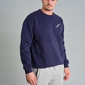 Sudaderas Casuales de Otoño para Hombre, 100% Algodón, Color Sólido, de Alta Calidad, con Tela Transpirable, para Venta en Línea - Product Image 3