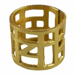 Hammered Concave <b>Silver</b> <b>Napkin</b> Ring Holder Brass Metal Classic Design Wedding Table Decoration Table Setting <b>Napkin</b> Ring - Product Image 3