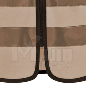 Gilet de sécurité avec bandes réfléchissantes pour la circulation et l'entrepôt, gilet haute visibilité respirant et réglable pour les ouvriers du bâtiment - Product Image 5