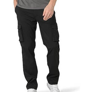 กางเกงคาร์โก้ผู้ชายสำหรับกิจกรรมกลางแจ้ง ผ้าฝ้าย 100% เอวกลาง น้ำหนักเบา ทนทาน ออกแบบมาเพื่อการเดินทาง ใส่สบายๆ และสวมใส่ได้ทุกวัน - Product Image 1