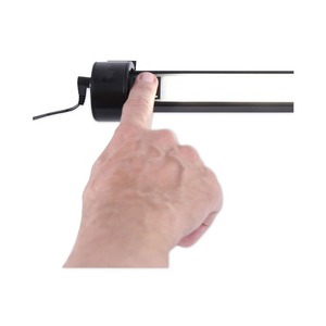 Alera ALELEDUC24B 24 pouces. X 2 In. X 2,88 pouces Bande lumineuse LED noire sous l'armoire - Product Image 6