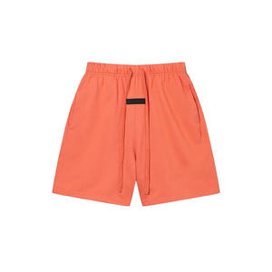 Pantalones cortos informales personalizados de color sólido de algodón puro para hombre, pantalones cortos súper elásticos de verano a la moda - Product Image 3