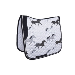 Tapis de selle de cheval en coton tout usage de la meilleure qualité du fabricant indien avec doublure en polycoton pour l'équitation équestre - Product Image 1