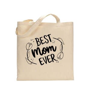Sac fourre-tout personnalisable « Meilleure maman » – Cadeau idéal pour les mamans - Product Image 1
