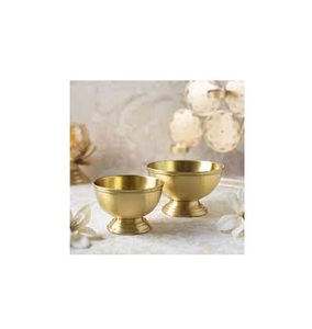 Bol de fruits secs 100% en laiton véritable Offre Spéciale vaisselle de service de fruits secs sur mesure pièce de décoration avec couvercle à bas prix - Product Image 2
