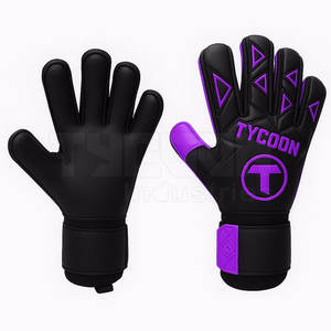 Guantes de portero Ajuste de precisión Backhand estirable para flexibilidad total Guantes de portero de nivel profesional - Product Image 6
