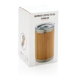 Gobelet à café en bambou durable de 270 ml, mug de merchandising pour emporter - Product Image 5
