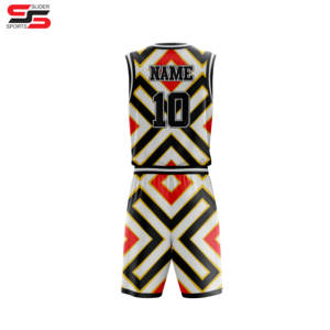 Uniforme de baloncesto con impresión de diseño y logotipo personalizado más vendido, uniforme de baloncesto MOQ bajo de poliéster 100% para unisex - Product Image 2