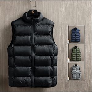Hiver Casual Sports Sleeveless Slim Fit Men Hooded Zipper Puffer Vest Front Logo Eco-Friendly High Quality - Product Image 2