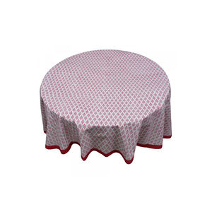 100% Cotton Jacquard <b>Tablecloth</b> Hand Block Printed <b>Embroidered</b> 20 Sheeting 180 CMS Well Absorbing Woven Technique for Party - Product Image 3