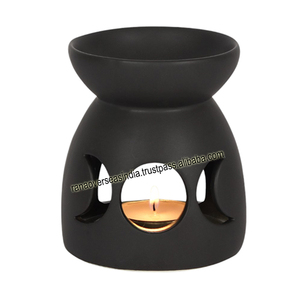 Lámpara de Fragancia de Cerámica de Alta Calidad con Diseño de Triple Luna, Difusor de Aroma, Calentador de Incienso, Quemador de Incienso, Anís Estrellado, Ecológico - Product Image 4