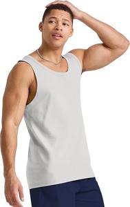 Débardeur sans manches en polyester/coton tricoté pour hommes Chemise de gymnastique légère et respirante Smart Casual Workout Soft Athletic Fit Summer - Product Image 3
