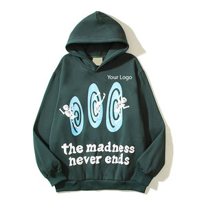 Diseño único 100% Algodón Invierno Puff Impresión Sudaderas con capucha Peso ligero Transpirable Cómodo Alta calidad - Product Image 1