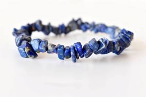 Lapis Lazuli Chips <b>Bracelet</b> for <b>Healing</b>, Casual Wear - Product Image 3