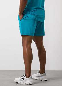 ผู้ผลิตตามสั่ง กางเกงขาสั้นออกกำลังกายผู้ชาย คุณภาพสูง ผ้าแคนวาส ระบายอากาศ กันลม แห้งเร็ว สวมใส่สบาย ซิปหน้า - Product Image 2