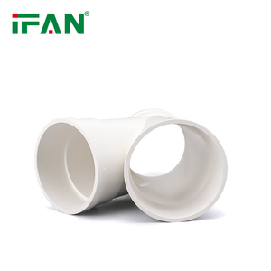 Ifan nhà máy tùy chỉnh GB PVC phụ kiện 50-110mm phụ kiện đường ống uPVC xiên TEE nhựa đường ống dẫn nước cống phụ kiện uPVC - Product Image 6