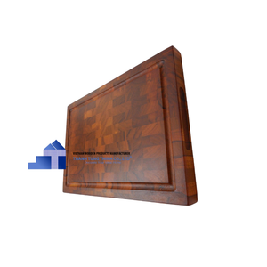 Produit commercial chaud planches à découper en bois de teck naturel blocs à découper pour ustensiles de cuisine en gros du Vietnam pour les restaurants - Product Image 5