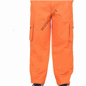 Custom Unisex Polyester/Cotton Canvas Cargo Pants <b>Waterproof</b> Breathable Windbreaker 6-Pocket Hiking Work Pants Custom Logo <b>Warm</b> - Product Image 2