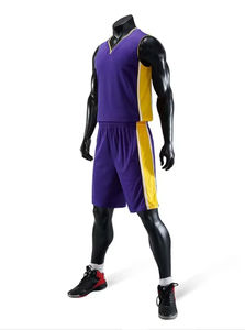 Maillots de basket-ball unisexes, uniformes respirants à séchage rapide, nom d'équipe personnalisable pour adultes - Product Image 3