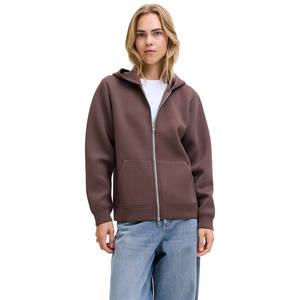 Sweats à capuche doux et confortables avec fermeture éclair 450 g/m² pour femmes, sweats à capuche et sweat-shirts respirants en polaire épais pour femmes avec logo personnalisé - Product Image 1