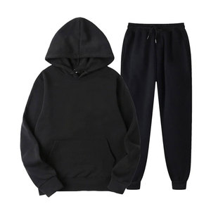 2025 chándales de alta calidad para hombre gimnasio algodón Terry Regular Fit sudaderas con capucha gimnasio deportes Jogging conjuntos para hombres - Product Image 3