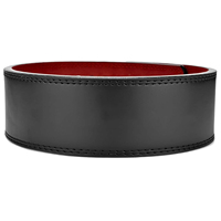 Ceinture de Soutien Dorsal Professionnelle en Cuir de Vachette Souple avec Boucle Antidérapante Robuste pour Musculation et Entraînement en Salle de Sport