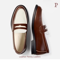 Soldes de Noël à 50 % : Mocassins Penny en Cuir de Veau Premium, Qualité Export, Disponibles en Stock, Prêts à Expédier pour Hommes