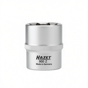 Hazet 1/2'' 12-Point Square <b>Socket</b> with Traction Profile and Knurling in Inches - Product Image 3