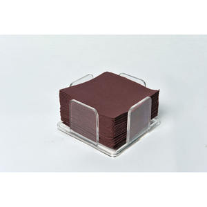 Tovaglioli Point-to-Point al Cioccolato 20x20cm, 100 Pezzi, 30 Confezioni, B2B - Product Image 1