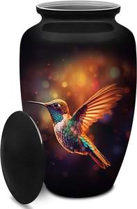 Urnas conmemorativas de colibrí adulto para cenizas humanas Urnas decorativas Urna de cremación HECHO en INDIA - Product Image 3