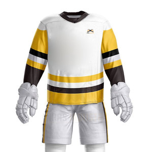 Uniforme de Hockey sobre Hielo Ligero de Talla Grande, 100% Poliéster, Fabricado en Fábrica, con Logotipo y Color Personalizados, Ropa Deportiva Unisex para Adultos - Product Image 5