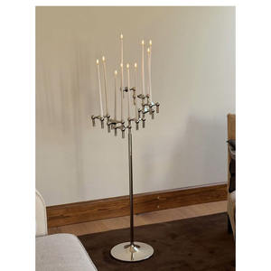 Candelabro de Metal Grande para Navidad, Diseño Único, Portavelas para Decoración del Hogar, Hotel y Mesa - Product Image 2