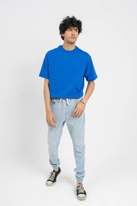 กางเกงยีนส์ของผู้ชายทรงตรงเข้ารูปวินเทจ - Product Image 3