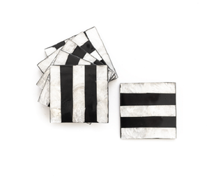 Ensemble de sous-verres en bois et résine, design admirable, forme ronde, pour tasses à thé et mugs, par Home Arts - Product Image 4