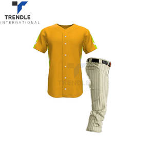 ชุดยูนิฟอร์มเบสบอลสำหรับผู้ใหญ่ ขายดี สีสั่งทำได้ 100% โพลีเอสเตอร์ ป้องกันแบคทีเรีย เหมาะสำหรับการฝึกซ้อมและแข่งขัน - Product Image 4