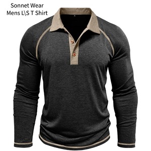 Camisas Casuales de Manga Larga para Hombre, Tejidas, 100% Algodón, de Secado Rápido - Product Image 2