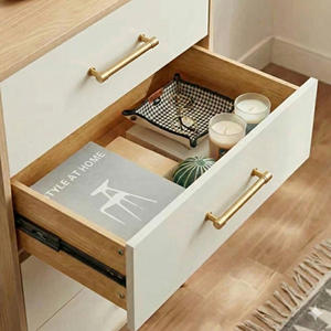 Poignée de meuble cylindrique contemporaine en alliage de zinc pour tiroir et armoire - Écologique, durable, installation facile TRACLAP - Product Image 6