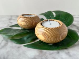 Nouveau design artisanal, porte-bougie en bois décoratif de style classique, écologique, pour la décoration de la maison et des mariages - Product Image 4