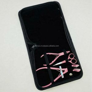 Pince à extensions capillaires en acier inoxydable de qualité chirurgicale, rose bébé, réutilisable, haute qualité, vente en gros, outils pour extensions capillaires - Product Image 4