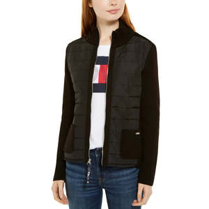 Giacca invernale trapuntata da donna Tommy Hilfiger nera, taglia Small - Product Image 3