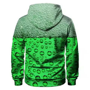 2025 sweat à capuche pour hommes de haute qualité Basics coton mélangé pleine Sublimation imprimé pour l'hiver sur mesure avec le Service OEM - Product Image 3
